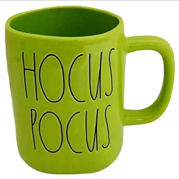 Rae Dunn Green HOCUS POCUS Halloween Mug New - Picture 1 of 6